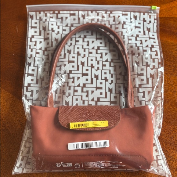 Longchamp MediumTote Bag in Brick - Picture 9 of 14